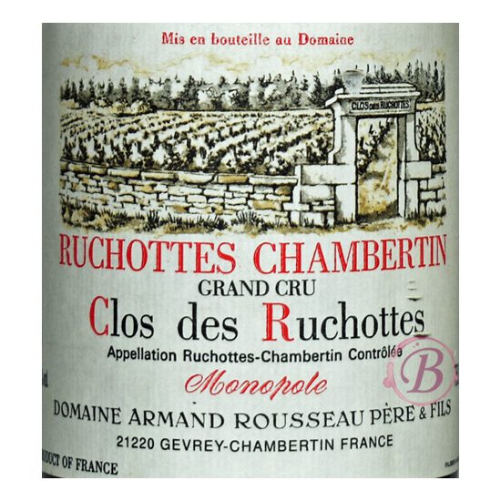 Rousseau Ruchottes-Chambertin GC Clos des Ruchottes
